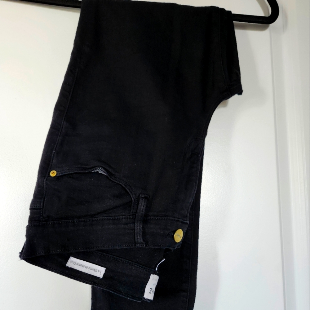 Black Frame Skinny Jeans